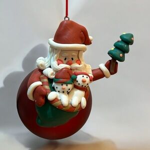 Dayton Hudson Corp 1997 Santa Ornament In Original Box 5x4 vintage